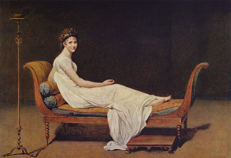 Jacques-Louis David Portrait of Madame Recamier